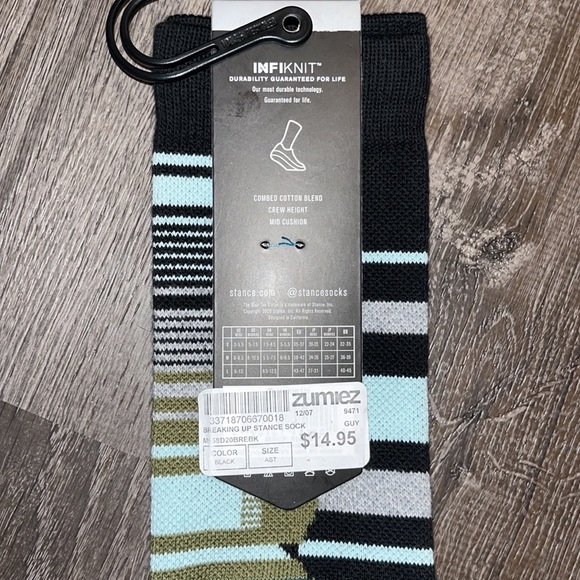 Brand new stance socks size L mens 9-13 - Picture 5 of 5
